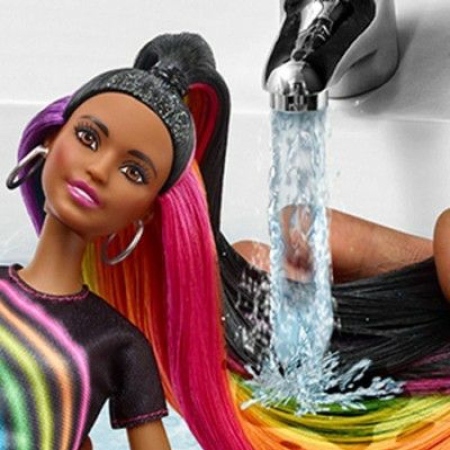 * Barbie Rainbow Sparkle Hair Nikki Doll