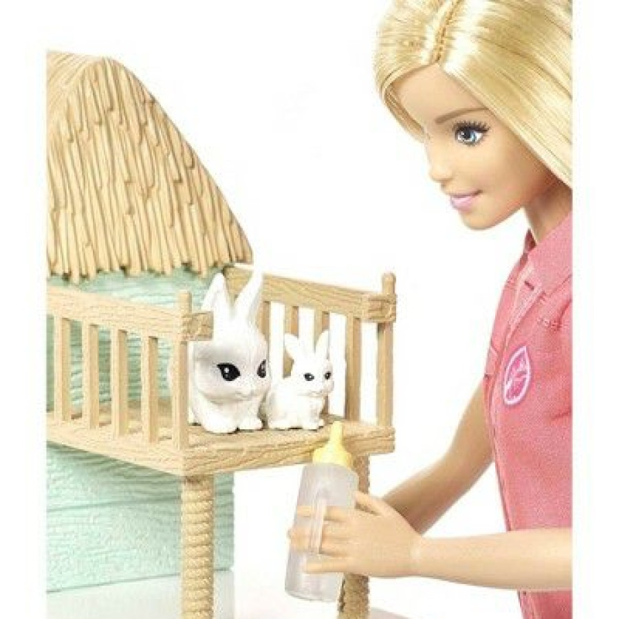 * Barbie Careers Animal Rescue Doll And Playset