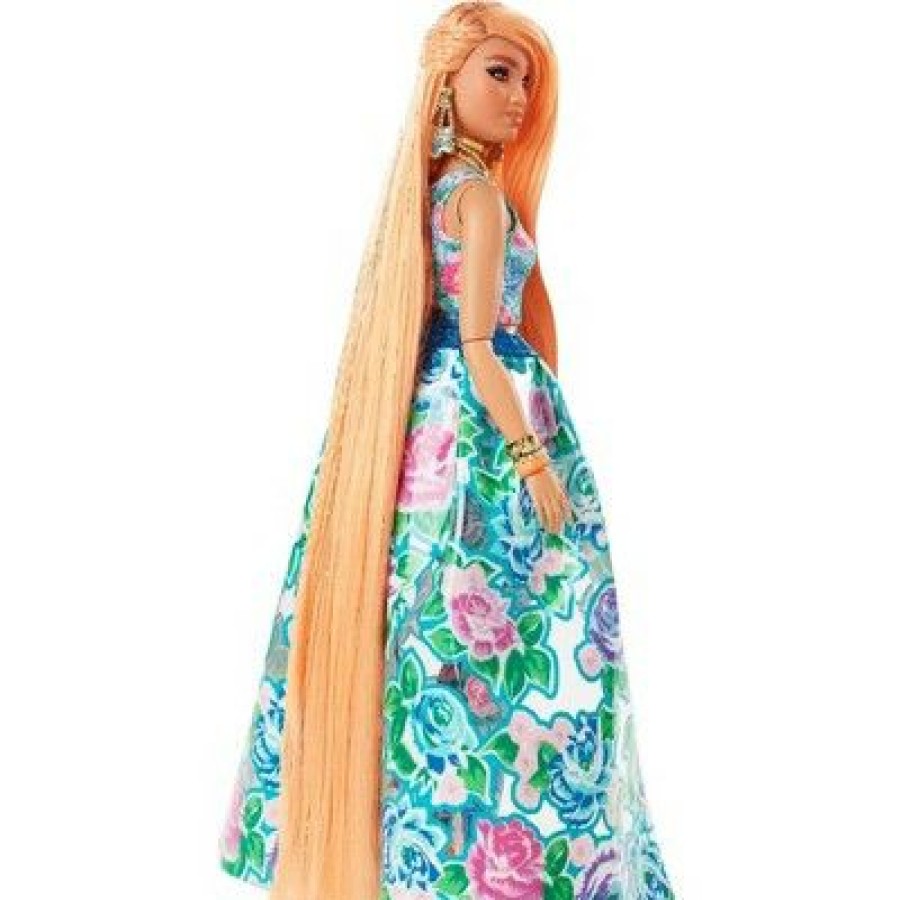 * Barbie Extra Fancy Doll Floral 2Pc Gown