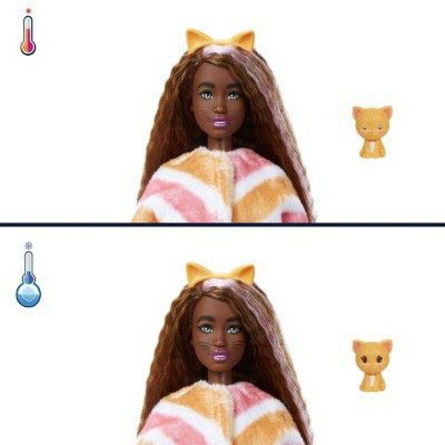 * Barbie Cutie Reveal Kitty Plush Costume Doll