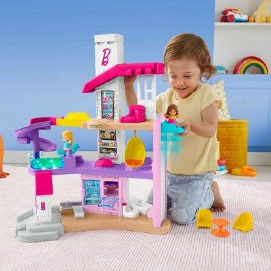 * Fisher-Price Little People Barbie Little Dreamhouse Interactive Playset