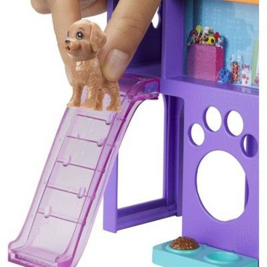 * Barbie Team Stacie Puppies Playset