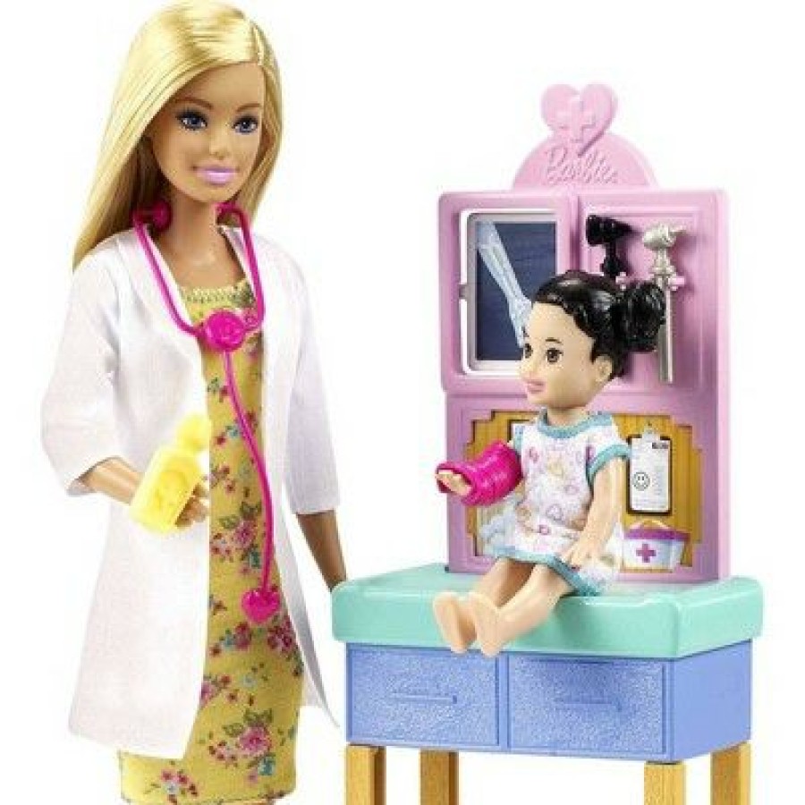 * Barbie Careers Pediatrician Doll Playset