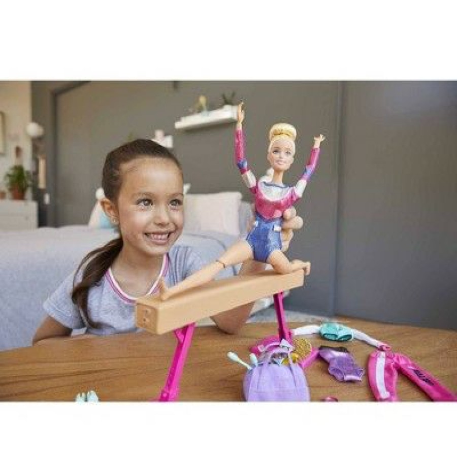 * Barbie You Can Be Anything Gymnast Doll Playset