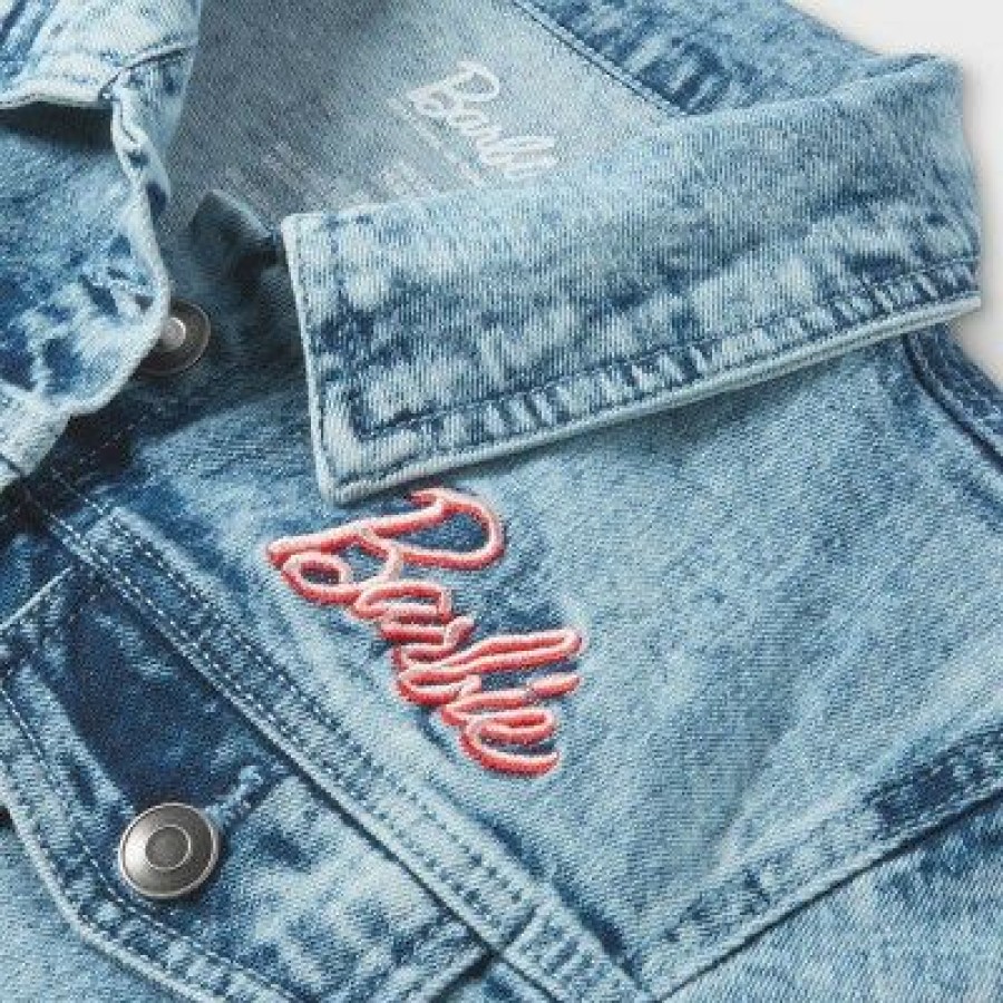 * Girls' Barbie Denim Jacket Blue