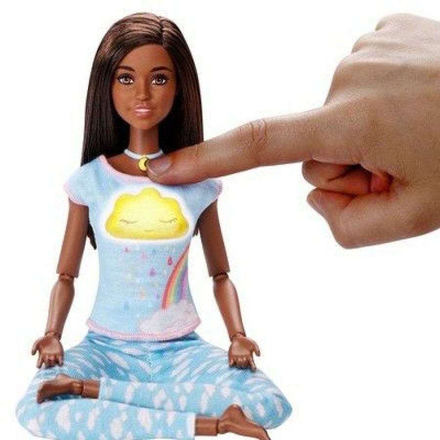 * Barbie Breathe With Me Meditation Brunette Doll