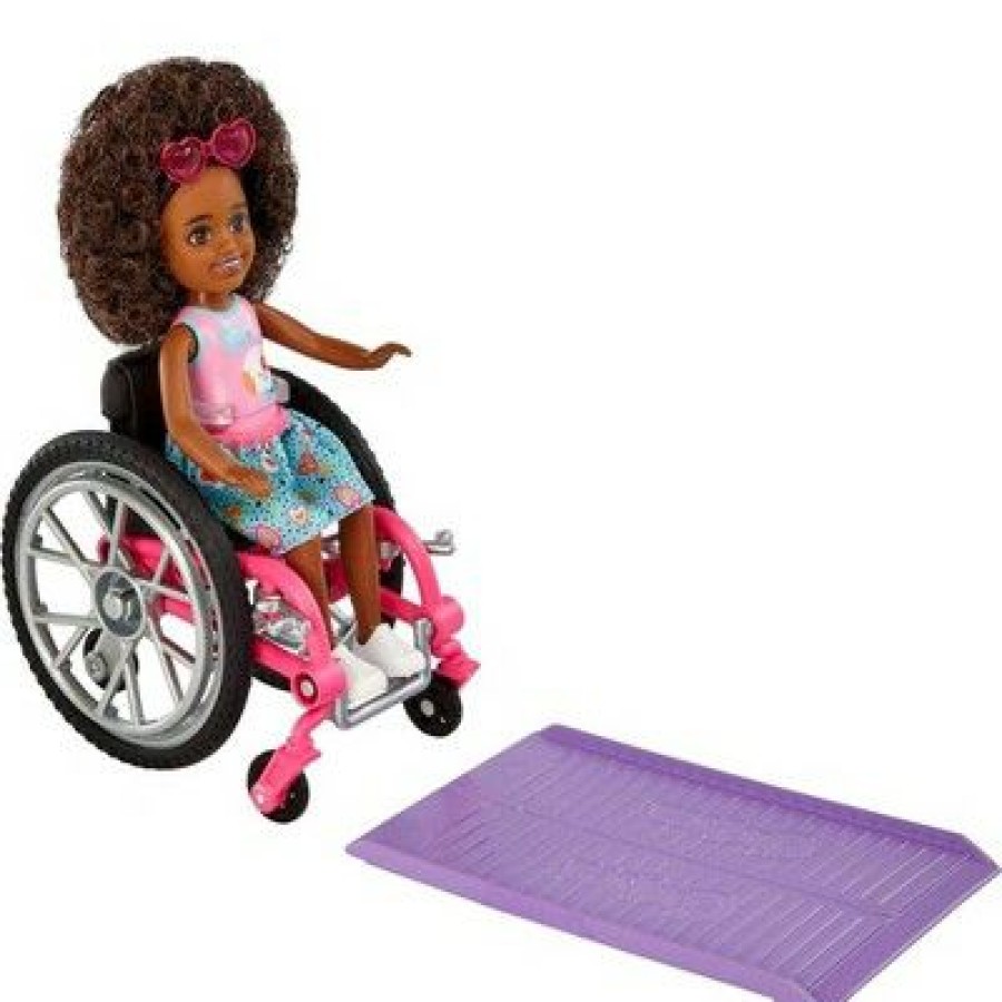 * Barbie Chelsea Wheelchair Doll Puppy Shirt