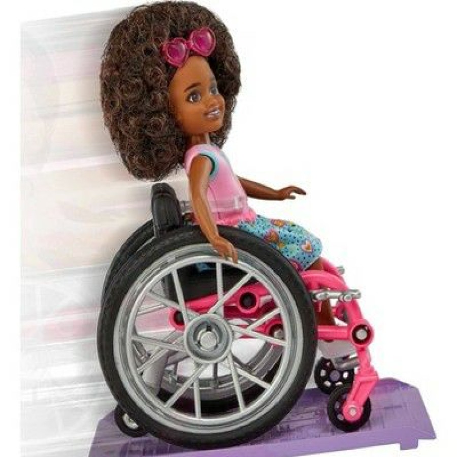 * Barbie Chelsea Wheelchair Doll Puppy Shirt