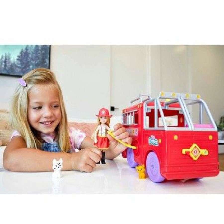 * Barbie Chelsea Fire Truck Playset