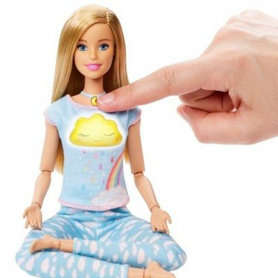 * Barbie Breathe With Me Meditation Blonde Doll