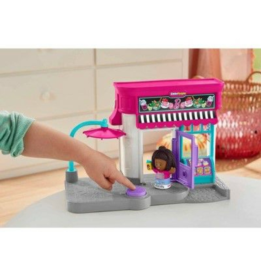 * Fisher-Price Little People Barbie City Adventures Cafe And Cab Playset