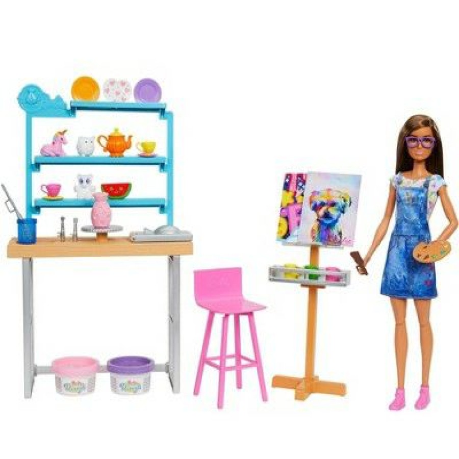 * Barbie Relax & Create Art Studio Playset