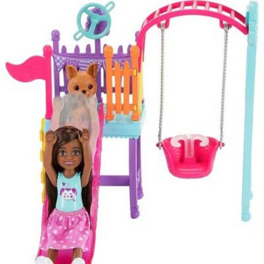 * Barbie Chelsea And Swingset Playset