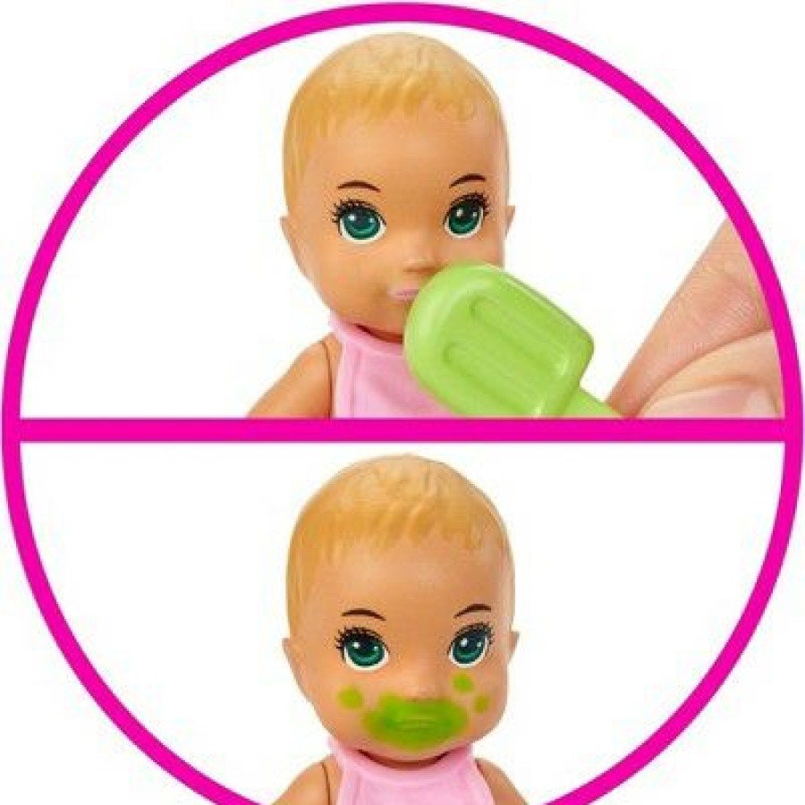 * Barbie Skipper Babysitters Inc. Feeding And Bath-Time Playset