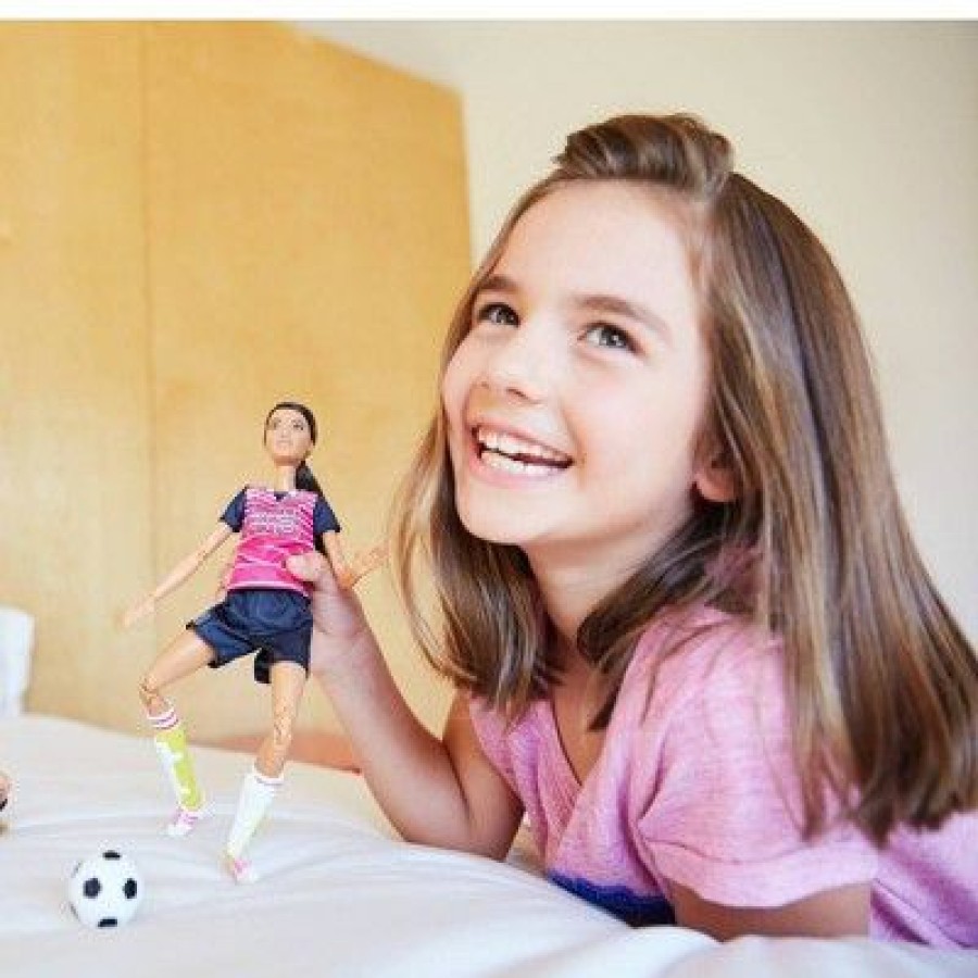 * Barbie Made To Move Soccer Player Doll