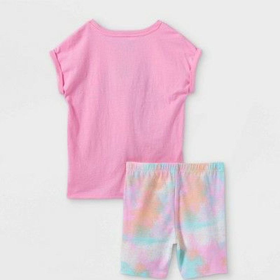 * Girls' Barbie Top & Bottom Set Pink