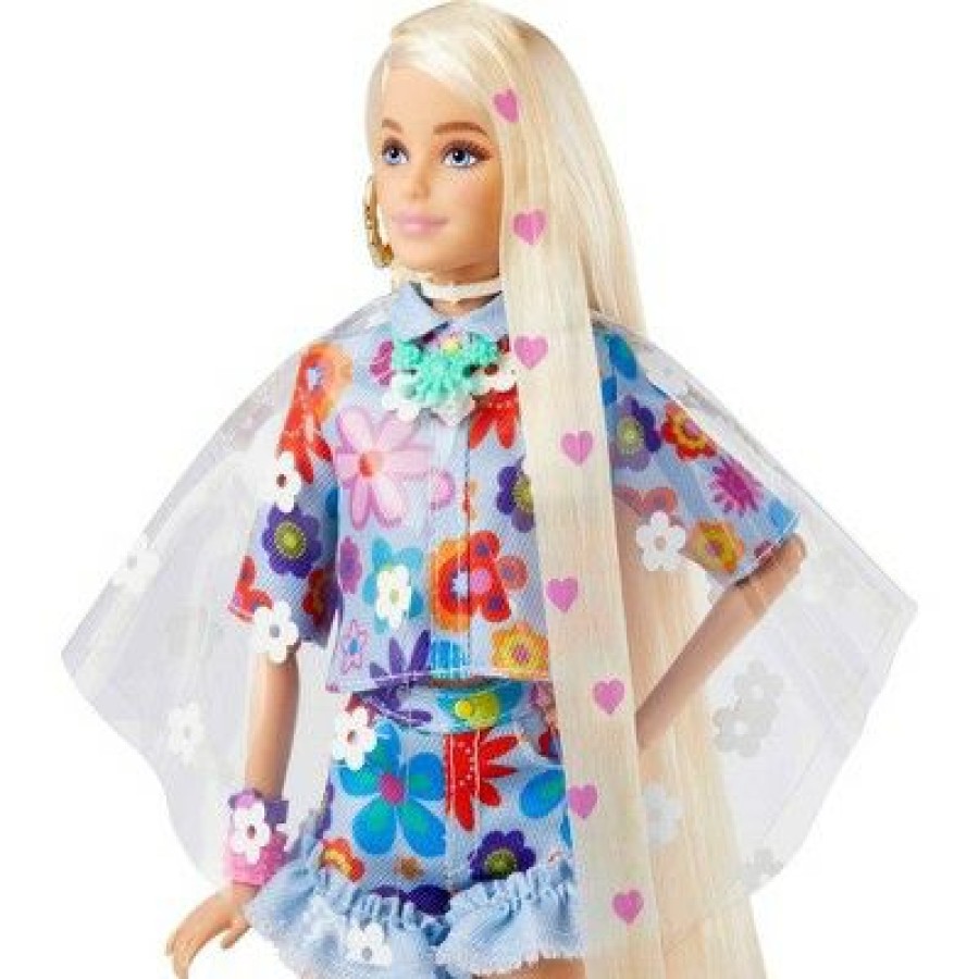 * Barbie Extra Doll And Pet #12 Floral 2-Piece Outfit