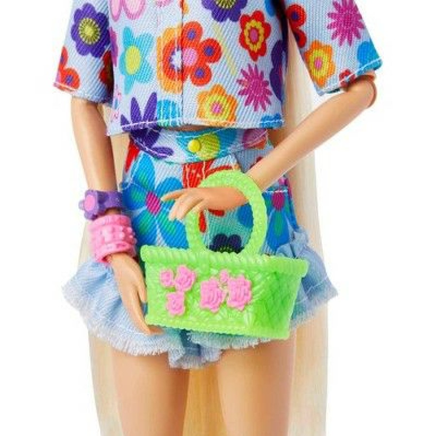 * Barbie Extra Doll And Pet #12 Floral 2-Piece Outfit