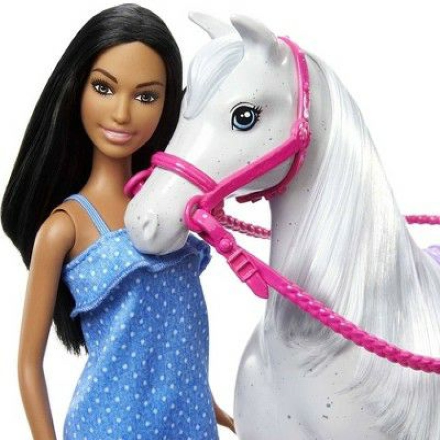 * Barbie And Horse Playset