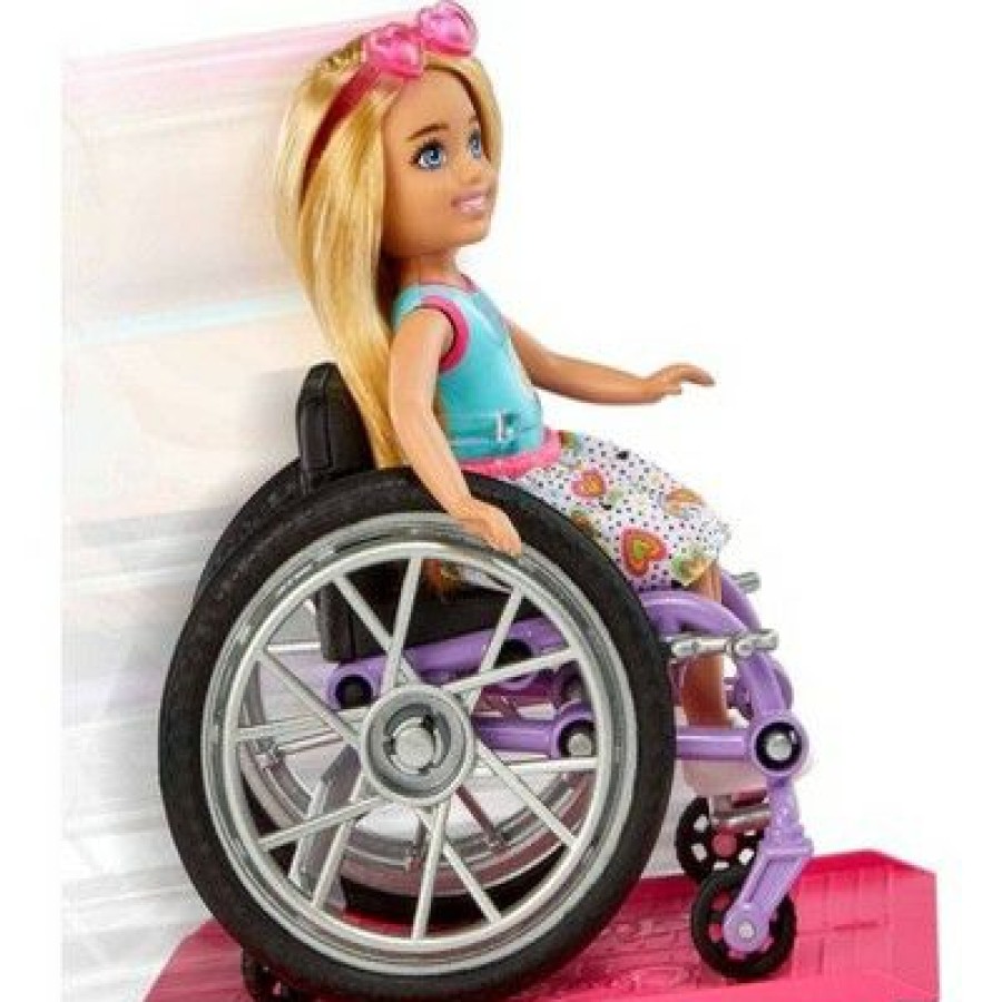 * Barbie Chelsea Wheelchair Doll Sweets Dress