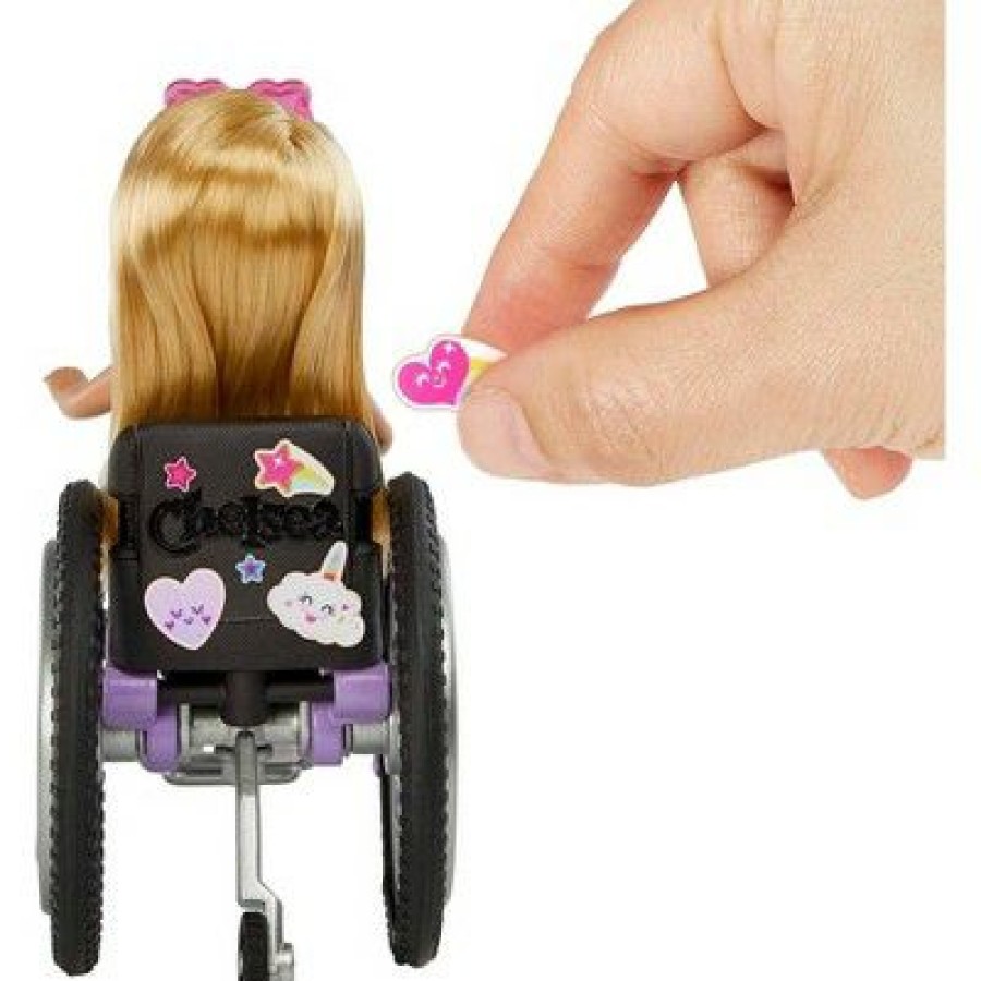 * Barbie Chelsea Wheelchair Doll Sweets Dress