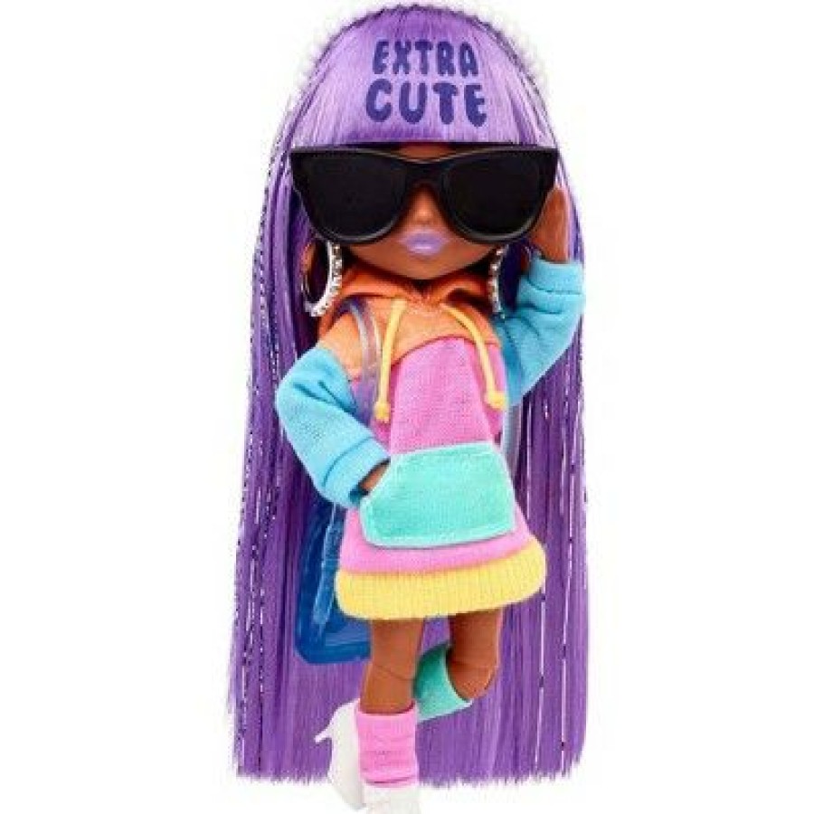 * Barbie Extra Minis Doll #7 Color Block Hoodie