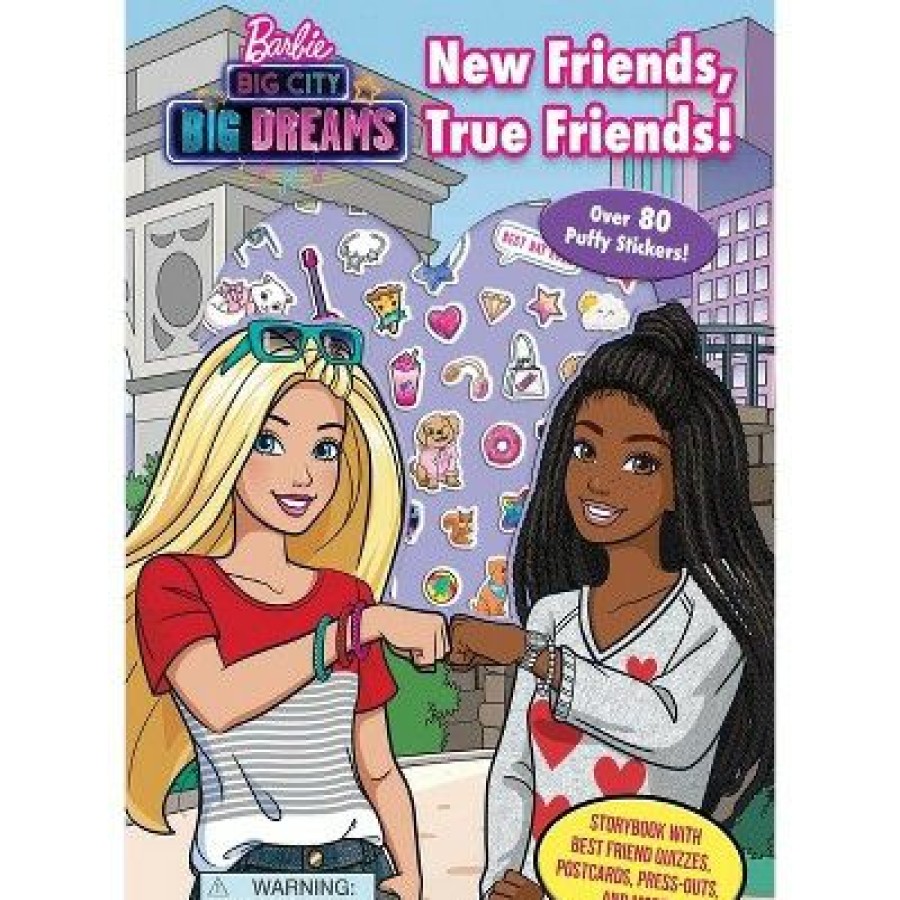 * Barbie: Big City Big Dreams: New Friends, True Friends (Puffy Stickers) By Devra Newberger Speregen (Paperback)