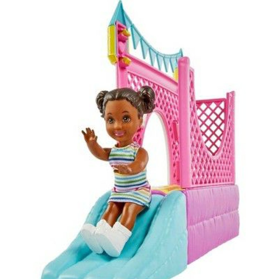 * Barbie Skipper Babysitters Inc. Bounce House Playset