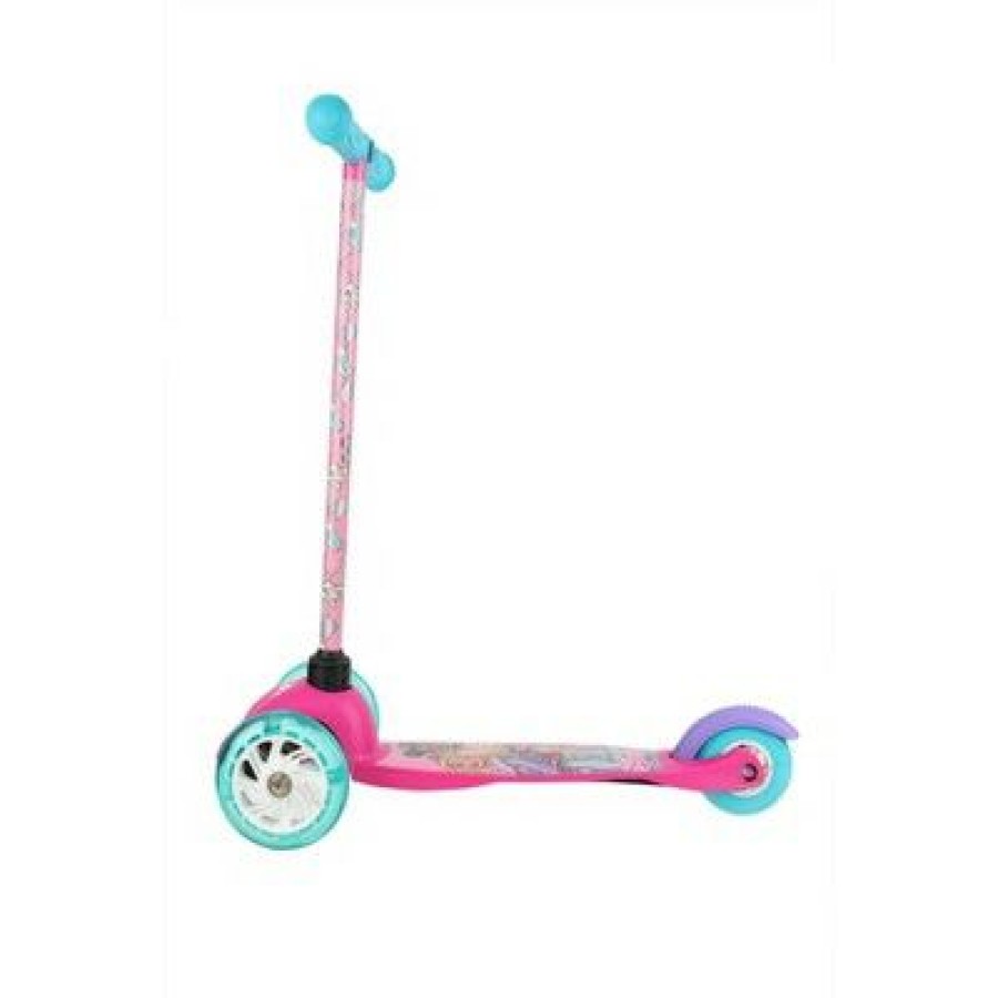 * Barbie Tilt And Turn Light Up 3 Wheels Scooter