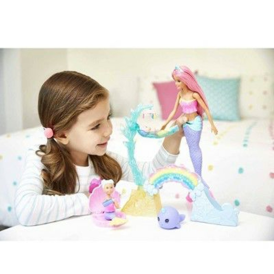 * Barbie Dreamtopia Mermaid Nursery Playset And Dolls