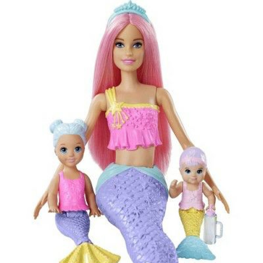 * Barbie Dreamtopia Mermaid Nursery Playset And Dolls