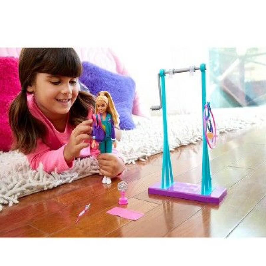 * Barbie Team Stacie Doll Gymnastics Playset With Accessories