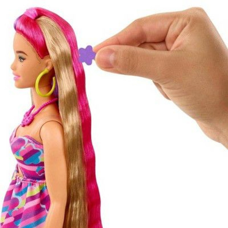 * Barbie Totally Hair Doll Flower Themed Doll