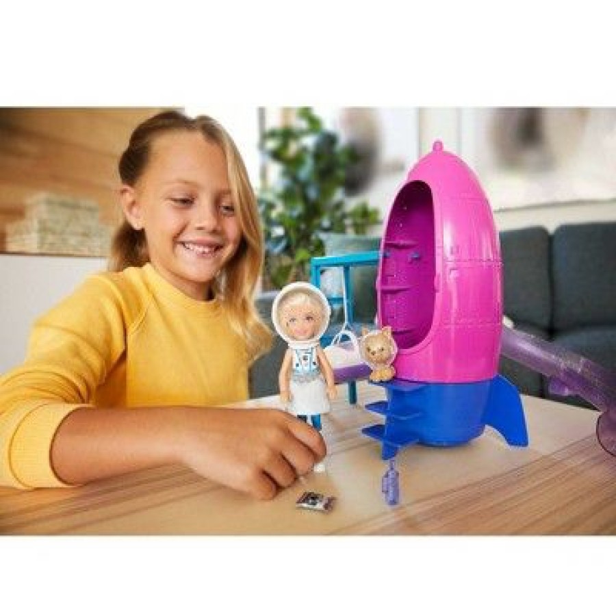 * Barbie Space Discovery Chelsea Doll & Rocketship-Themed Playset