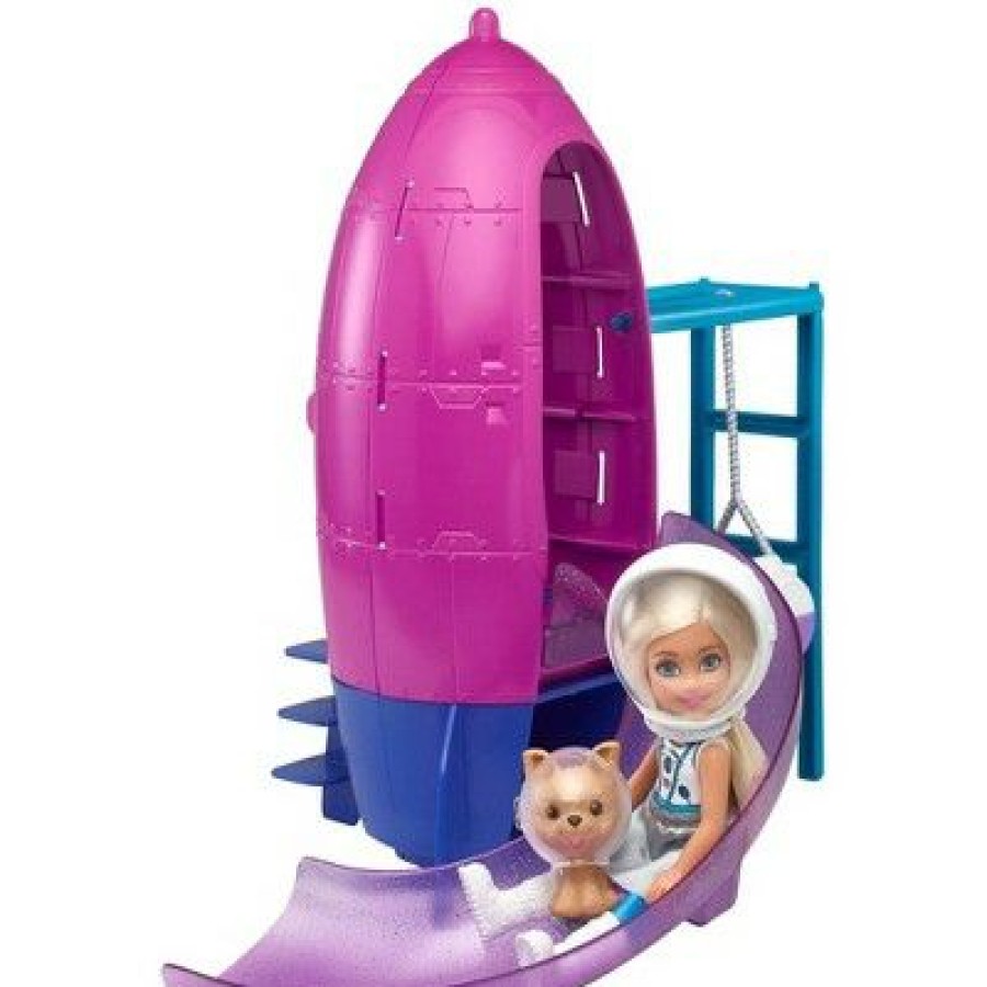 * Barbie Space Discovery Chelsea Doll & Rocketship-Themed Playset