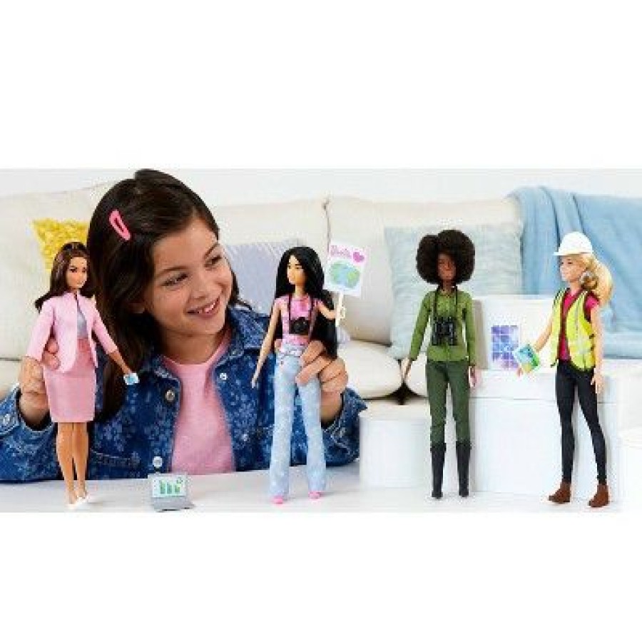 * Barbie Eco-Leadership Team Doll 4Pk