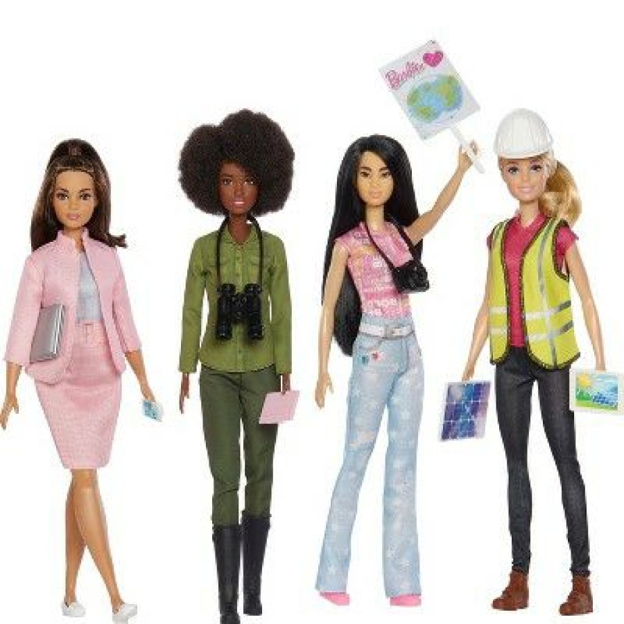 * Barbie Eco-Leadership Team Doll 4Pk