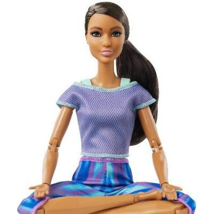 * Barbie Made To Move Doll Blue Dye Pants