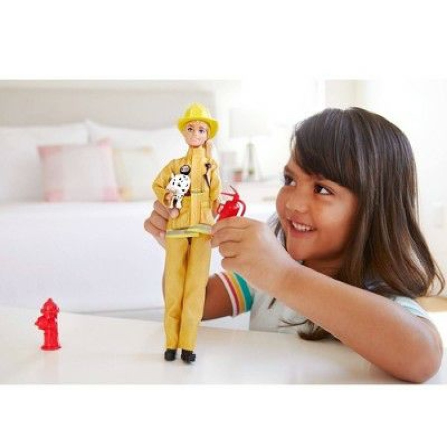 * Barbie Careers Firefighter Doll Playset