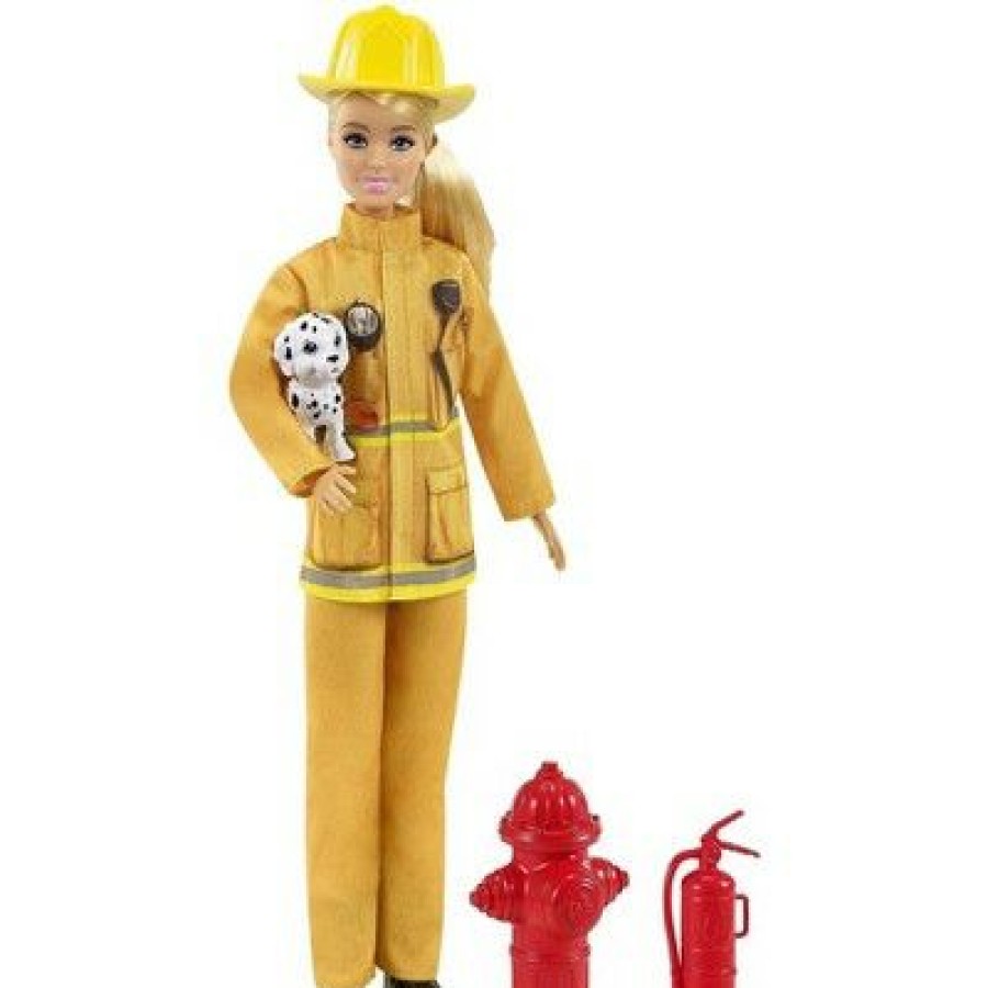 * Barbie Careers Firefighter Doll Playset