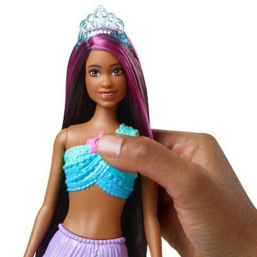 * Barbie Dreamtopia Twinkle Lights Mermaid Doll Brown Hair