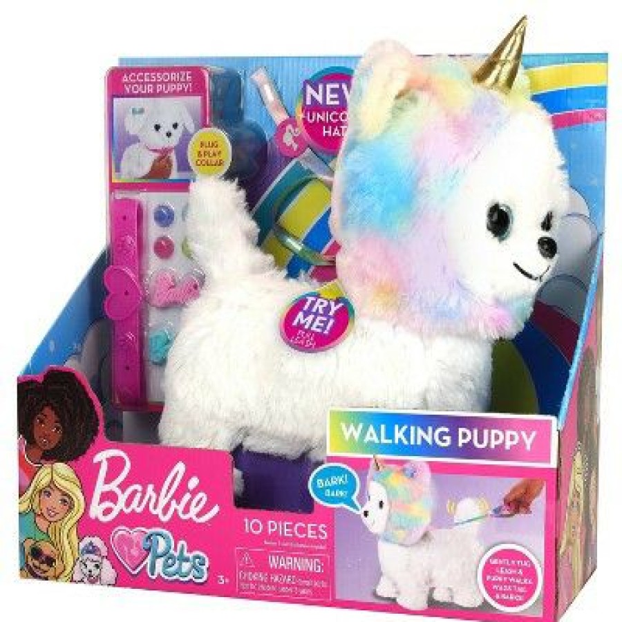 * Barbie Walk & Wag Puppy Unicorn Fashion Doll