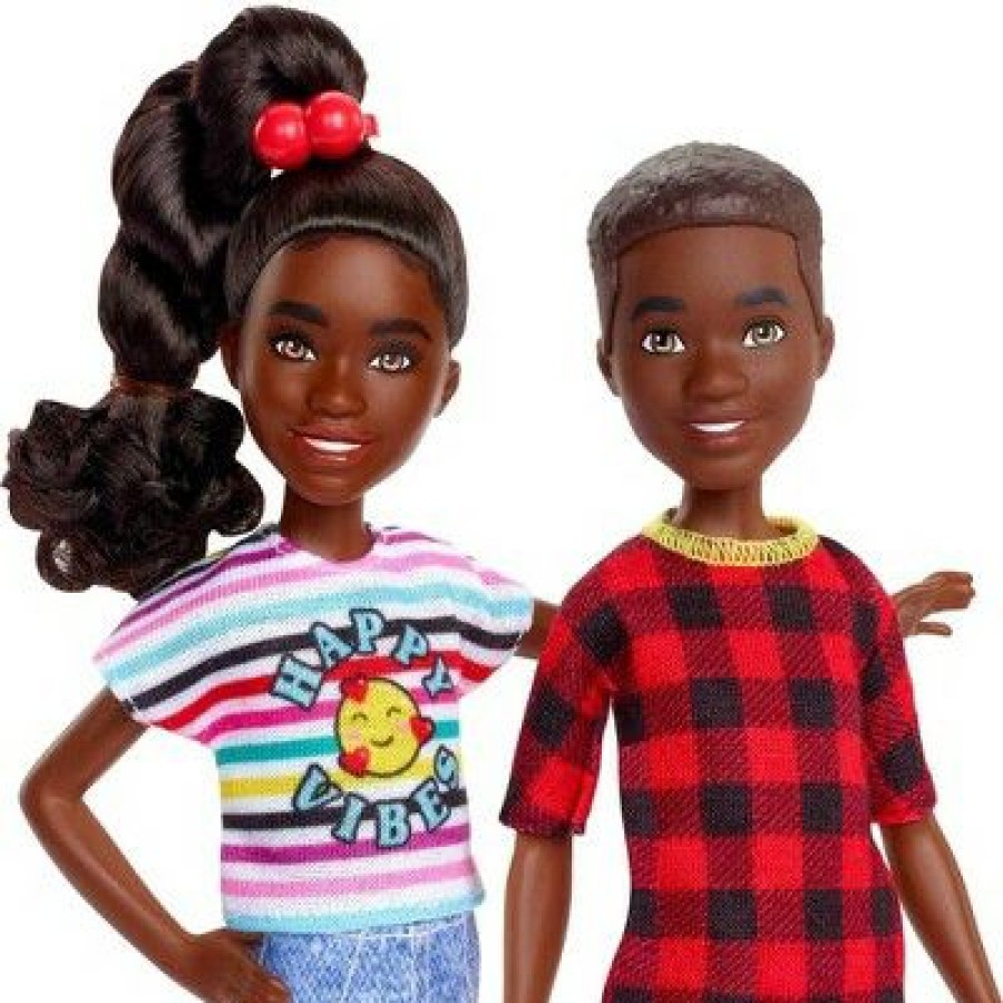 * Barbie It Takes Two Jackson & Jayla Twin Doll 2Pk