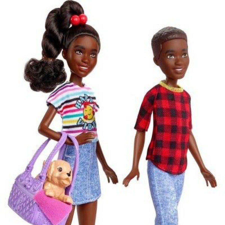 * Barbie It Takes Two Jackson & Jayla Twin Doll 2Pk